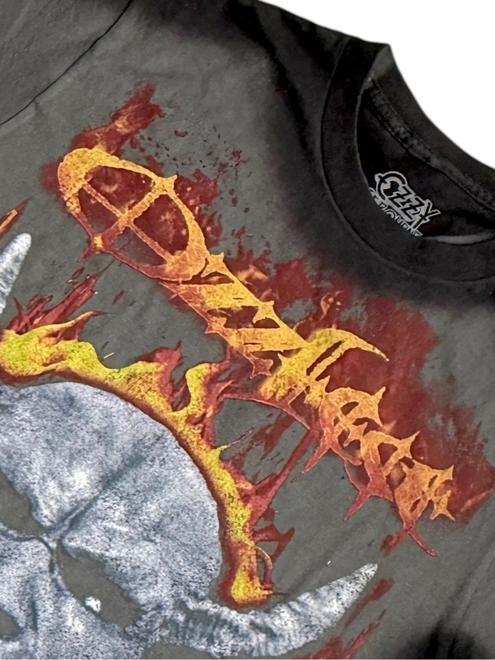 Ozzy Osbourne Graphic T Shirt Mens Small Black Metal Band Demon Face Tee